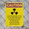 Signmission Radiation & Laser Sign, 10 in H x 7 in W, Plastic, Rectangle OS-2PACK-CR-P-710-V-10284 - alternate 7